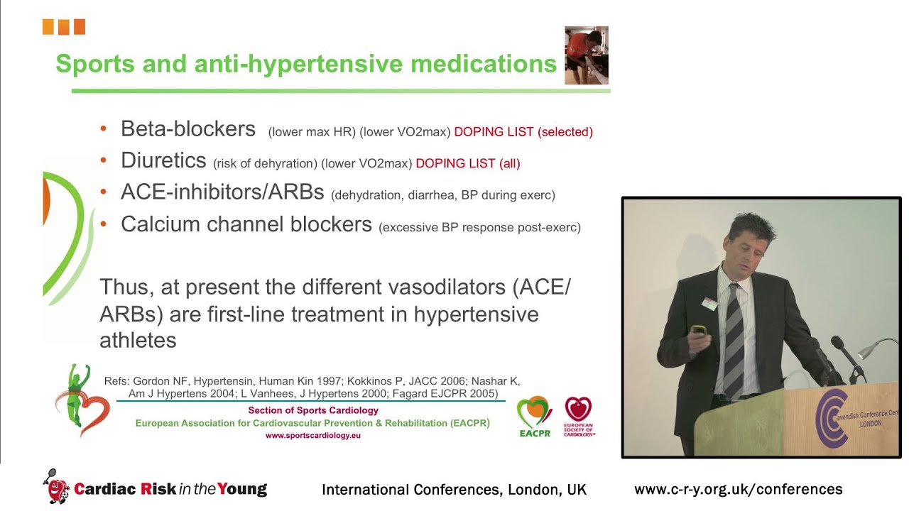 Exercise Recommendations in the Athlete with Hypertension / Ischaemic Heart Disease - Dr Mats Börjesson