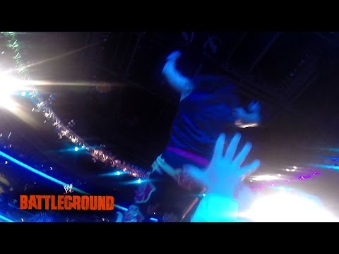 from - An exclusive GoPro camera look at what The Rosebuds see when Adam Rose makes his way to the ring at WWE Battleground 2014. Relive WWE Battleground on WWE Network: http://www.wwe.com/wwenetwork.