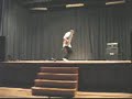 c-bass sings and dances to justin t's - my love