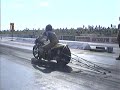 Yamaha RD350LC drag bike. 2 stroke drag bike 1/4 mile - free flv video @ vwatch.tv