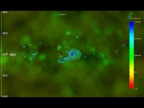 Formation of a spiral galaxy