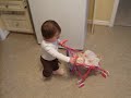 Ella walking at Nanna\