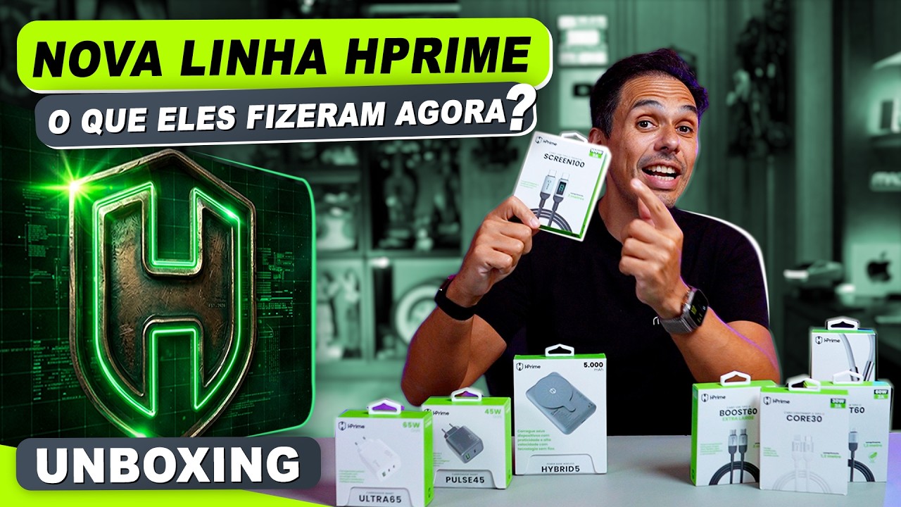 A Marca das Suas Películas Agora Faz Carregadores. Eu Testei Tudo! #macmasi #hprime #unboxing