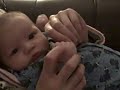 babby puting up the finger