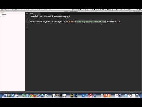 how to provide email link in html
