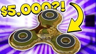 BUYING THE MOST EXPENSIVE FIDGET SPINNER EVER!!