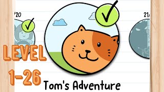 Brain Test 2 Toms Adventure Level 1-26 All Levels 