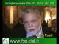 videos de Saluti di Rino Tarelli - Consiglio Generale CISL FP 28/11/08