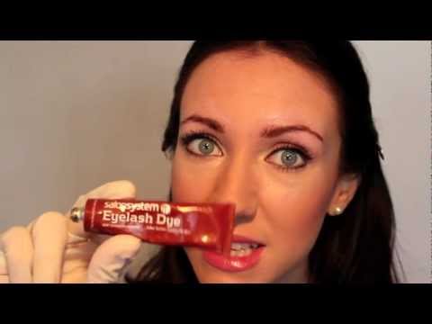 how to dye your eyebrows