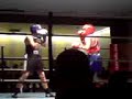 consett aza winning his first fight boxing