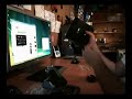 Saitek Flight Controller Demo with Flight SimX \"30\"LCD
