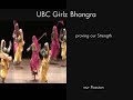 UBC Girlz Bhangra Team-taking North America by Storm