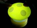 videos de Blue Mushroom Head Press Down Desk Lamp Light.mpg