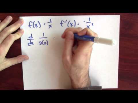how to prove quotient rule