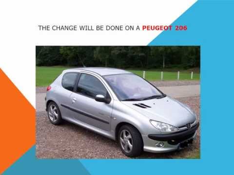 How to replace the air cabin filter   dust pollen filter on a Peugeot 206