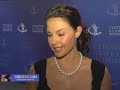 in this exclusive interview with cnsnews.com video reporter nicholas ballasy, actress ashley judd says a women voting for mccain/palin is like a chicken voting for colonel sanders.