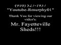 fayetteville sheds