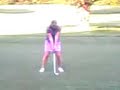 Angry Female Golfer Angry Female Golfer
