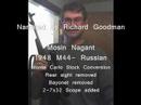 mosin nagant rifles: 
engaging and disengaging the safety on a mosin nagant rifle. m44 is used in the video. it is the same on all mosin nagants.
picture of me at the end with my favorite mosin nagant rifle. 
be safe!