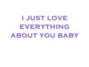FOR MY BABY.