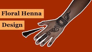 Floral henna design by Filomena's Mehendi