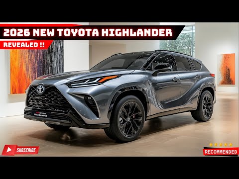 2026 toyota highlander unmasked leaked specs design revealed