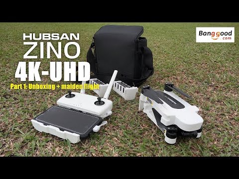 HUBSAN ZINO H117s 4K UHD drone -Part 1: Unboxing & maiden