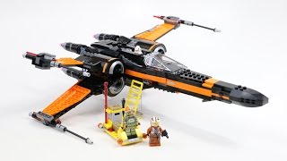 LEGO Star Wars Poe's X-Wing Fighter (Timelapse & Review) - Set 75102
