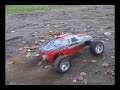 Traxxas Rustler XL-5 bashing and wheelies!