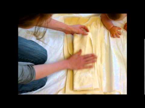 how to fasten cloth nappies