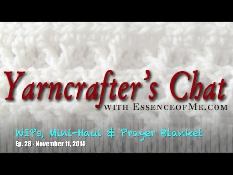Yarncrafter's Chat #28: WIPs, Mini-Haul & Prayer Blanket