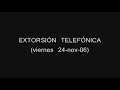 Extorsion telefonica