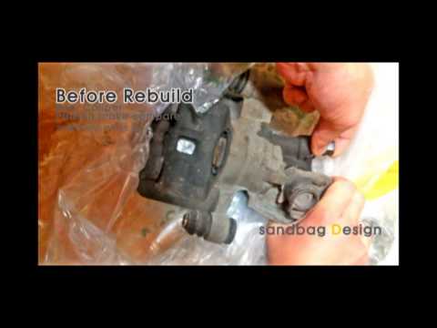 how to rebuild mr2 brake calipers