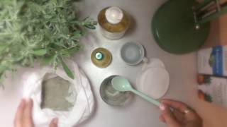 Maschera all'argilla verde