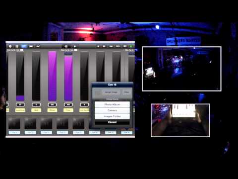 how to control dmx lights with ipad