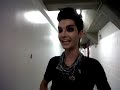 bill kaulitz thanks dean and dan for his outfits of dsquared2 for humanoid city tour