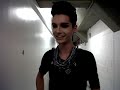 bill kaulitz thanks dean and dan for his outfits of dsquared2 for humanoid city tour