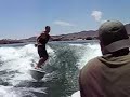 Wakesurfing. Never ending Wave.