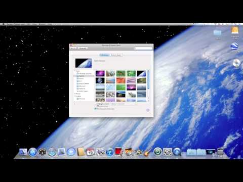 how to change background on mac