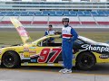 this is a compilation video from a day of racing at las vegas motor speedway with the richard petty driving experience. after a brief classroom training and a van tour around the track, they strapped each driver into a 700 horsepower nascar race car and let him rip around the track solo behind a pace car instructor. i was doing 136mph in the turns.