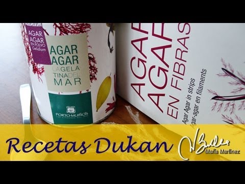 Adelgazar: Como se usa el Agar Agar (Dukan Ataque) / How to use Agar Agar, Dukan diet