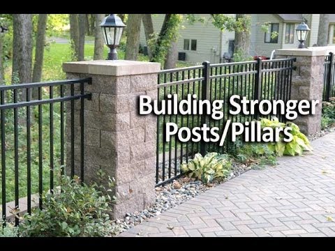 How to Add Strength and Stability to Posts or Pillars