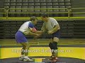 2-time olympic wrestler barry davis demonstrates double-leg takedown technique. part 2 of 2.