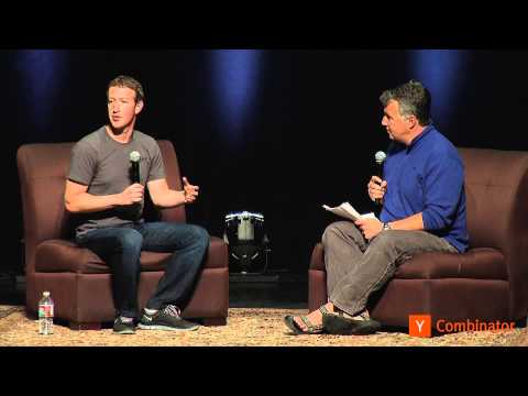 Mark Zuckerberg at Startup School