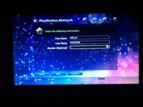 how to sign up at playstation network