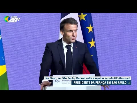 Mercosul e União Europeia: Macron defende revisão de acordo