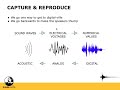 Capturing audio