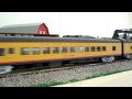 UP 6936 DD40AX pulling passenger special in HO scale