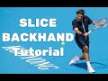 Tennis Tip - Slice running Backhand - Mario llano - ritennisacademy.com