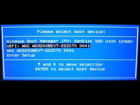 how to know uefi boot